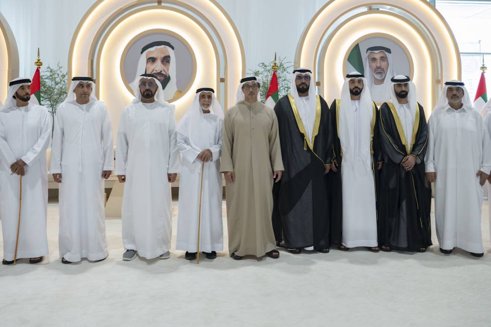 منصور بن زايد وسعود بن صقر وخالد بن محمد يحضرون أفراح الكتبي