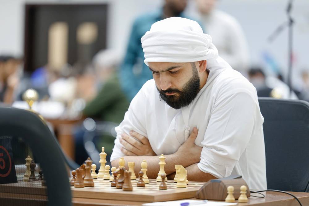 سالم عبد الرحمن خلال المنافسات