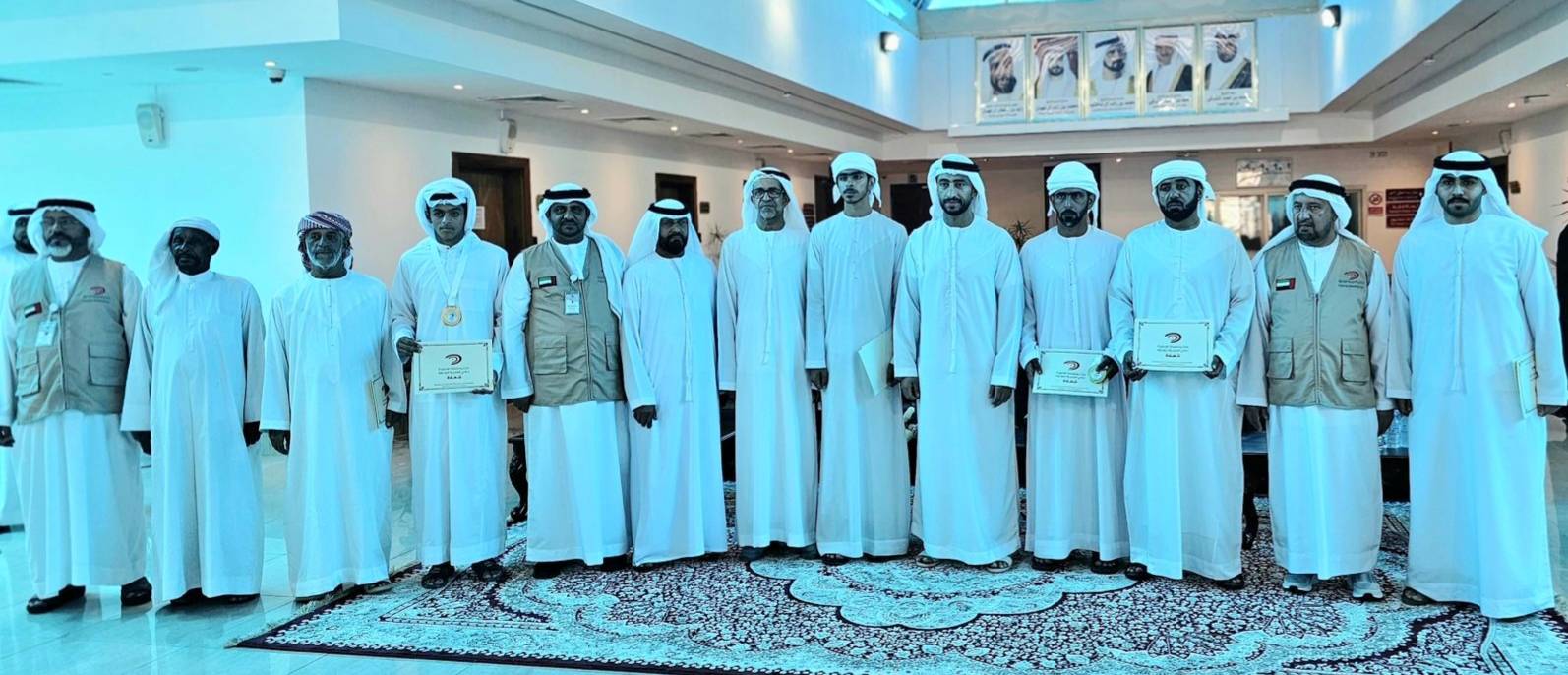 عبدالله الشرقي والسلامي مع الفائزين
