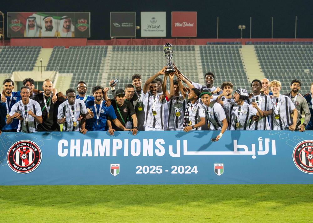 الجزيرة يُتوج بكأس الإمارات تحت 21 سنة