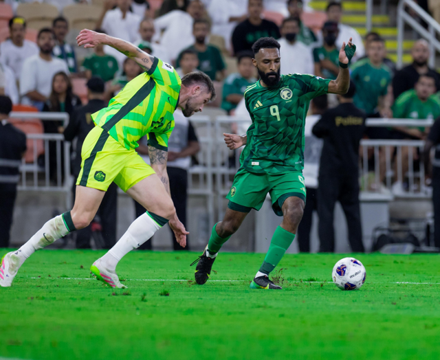 من مباراة السعودية وأستراليا من مباراة السعودية وأستراليا