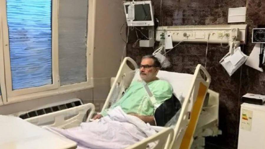 بتر ساق مستشار المرشد الإيراني بعد ضربة إسرائيلية بتر ساق مستشار المرشد الإيراني بعد ضربة إسرائيلية