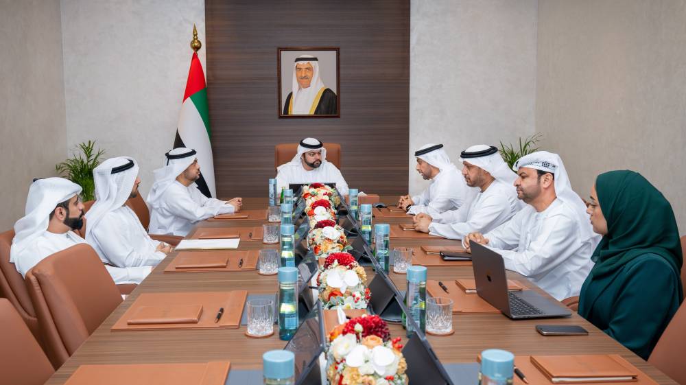 محمد الشرقي خلال لقائه رئيس مجلس إدارة غرفة تجارة وصناعة الفجيرة