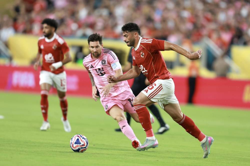 من مباراة الأهلي وإنتر ميامي في الجولة الأولى