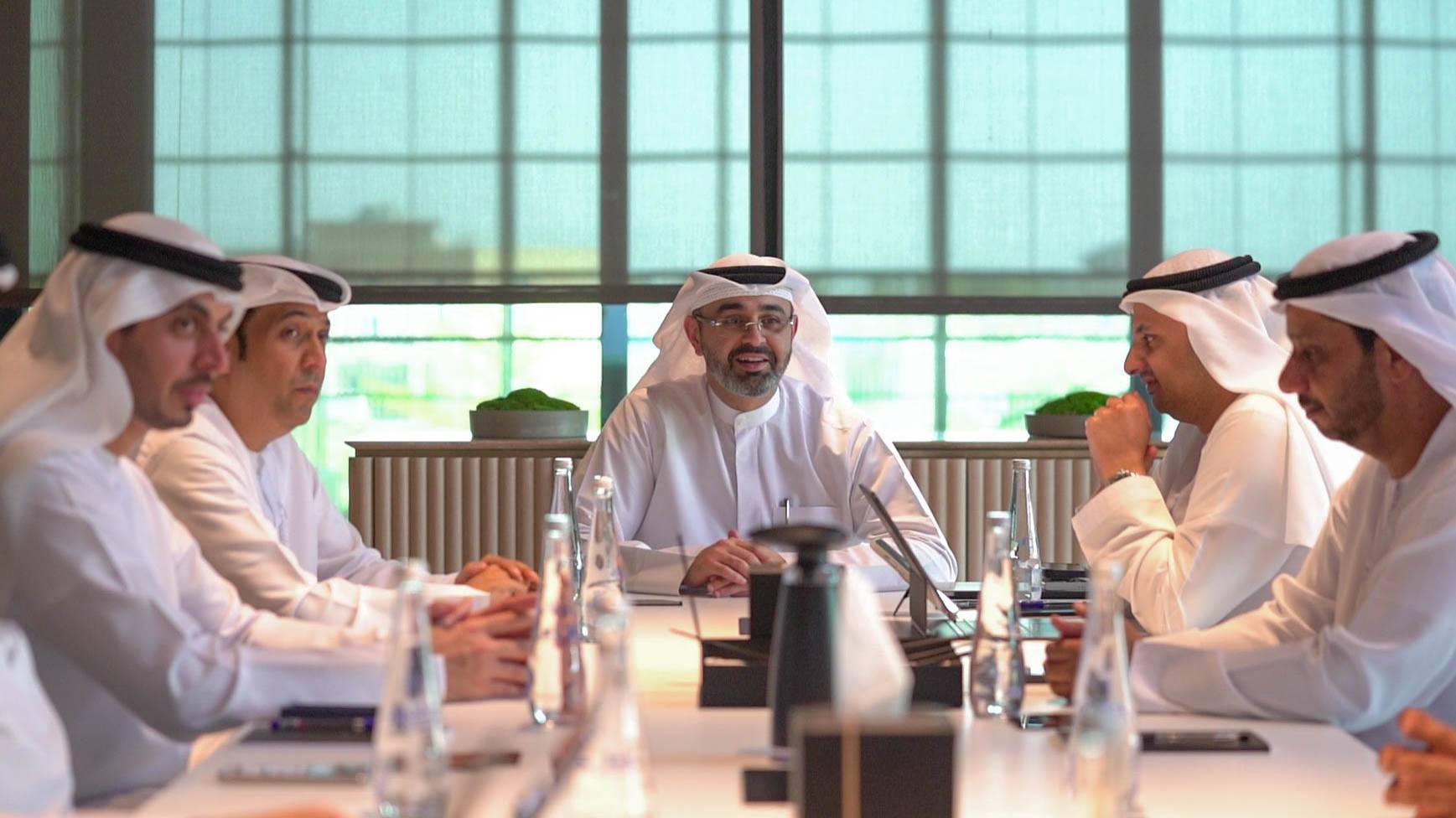 خالد المدفع يترأس الاجتماع