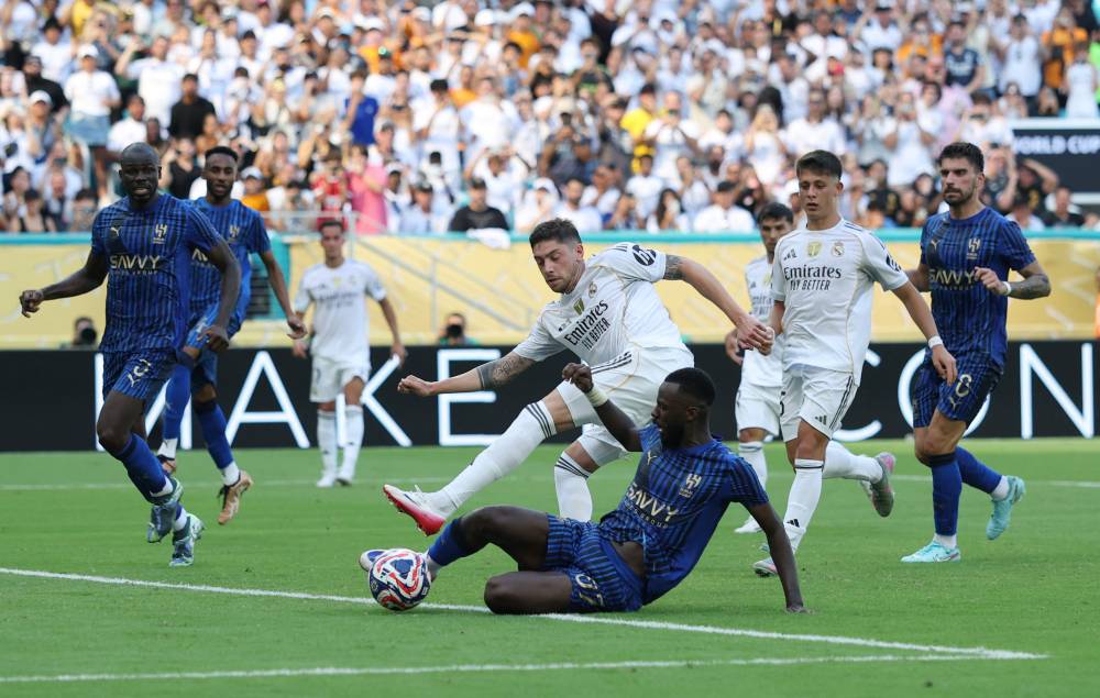 من مباراة الهلال وريال مدريد
