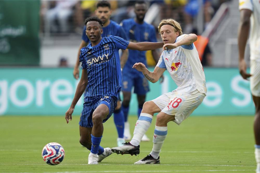 من مباراة الهلال وسالزبورج