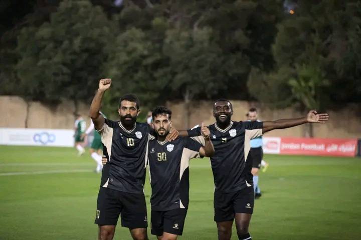 فرحة لاعبي البقعة