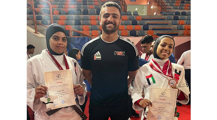 غالية ونوف بعد تتويجهما