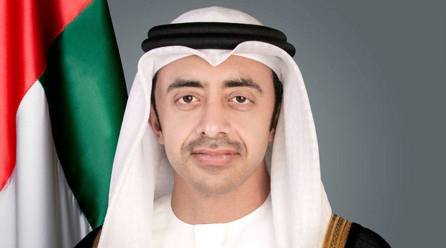 عبد الله بن زايد: تضامننا الكامل مع قطر الغالية