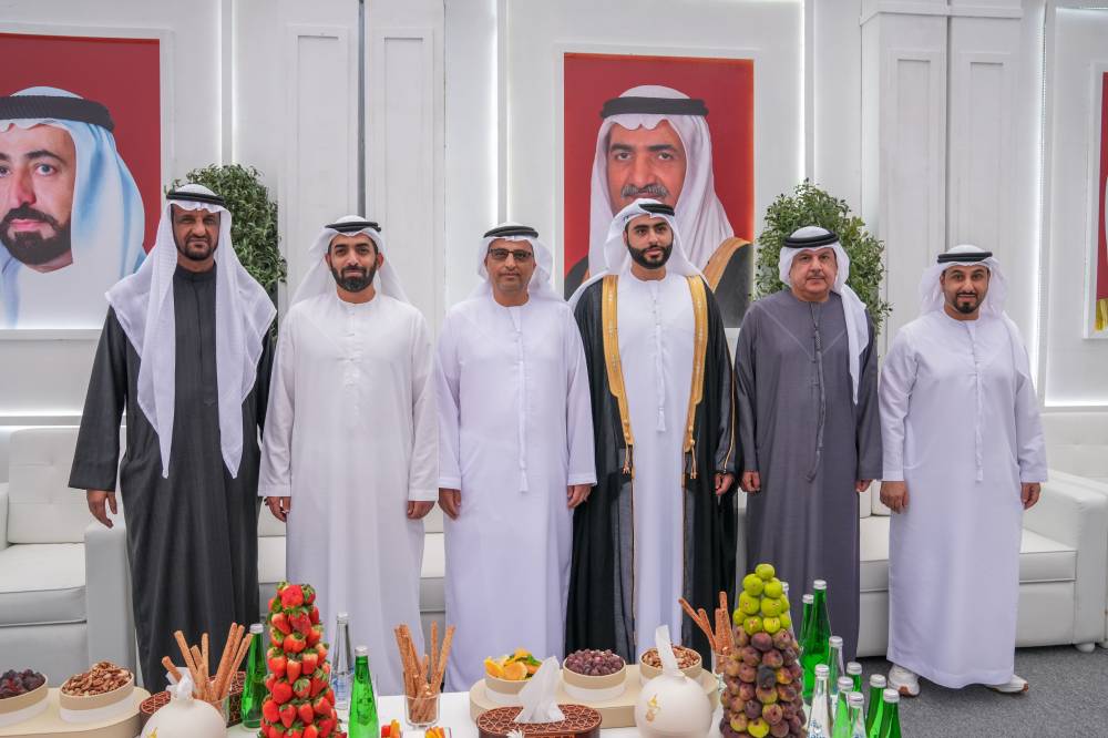 أحمد بن سعود يحضر أفراح الحمودي والطنيجي 