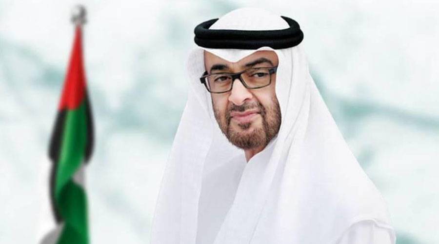 محمد بن زايد يعزي في وفاة حمد الهاجري