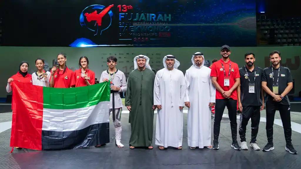 الزيودي مع أبطال الإمارات