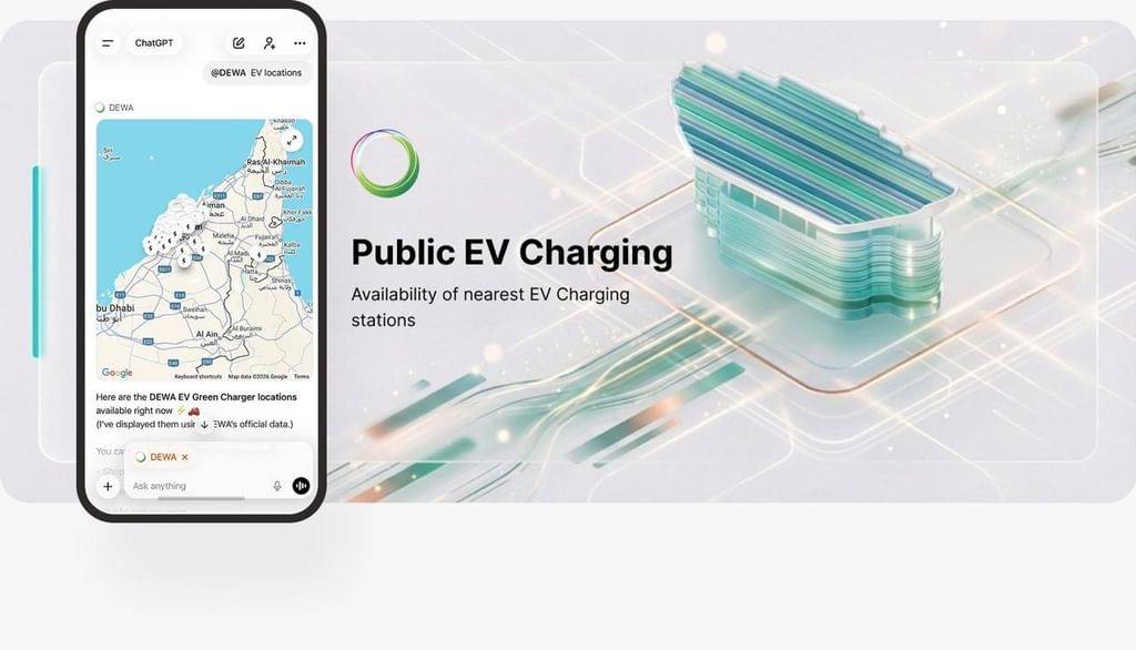 «كهرباء ومياه دبي» تتيح خدماتها عبر «شات جي بي تي» 