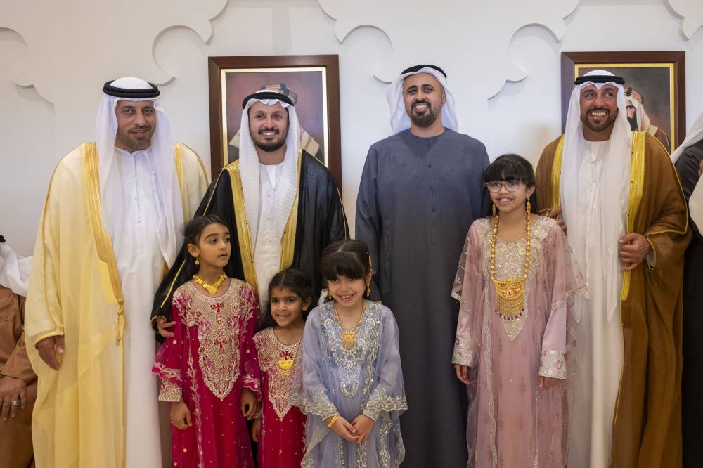 ذياب بن محمد يحضر حفل استقبال بمناسبة زفاف علي محمد القبيسي 