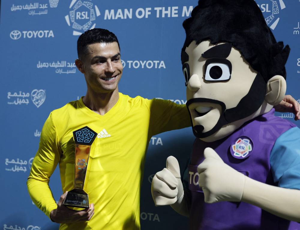 احتفالية رونالدو تشير لبقائه في النصر 