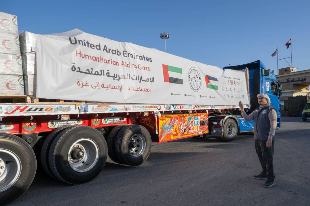 الإمارات تقدم إغاثة لغزة بقوافل إنسانية وطبية تزامنا مع حلول شهر رمضان (فيديو)