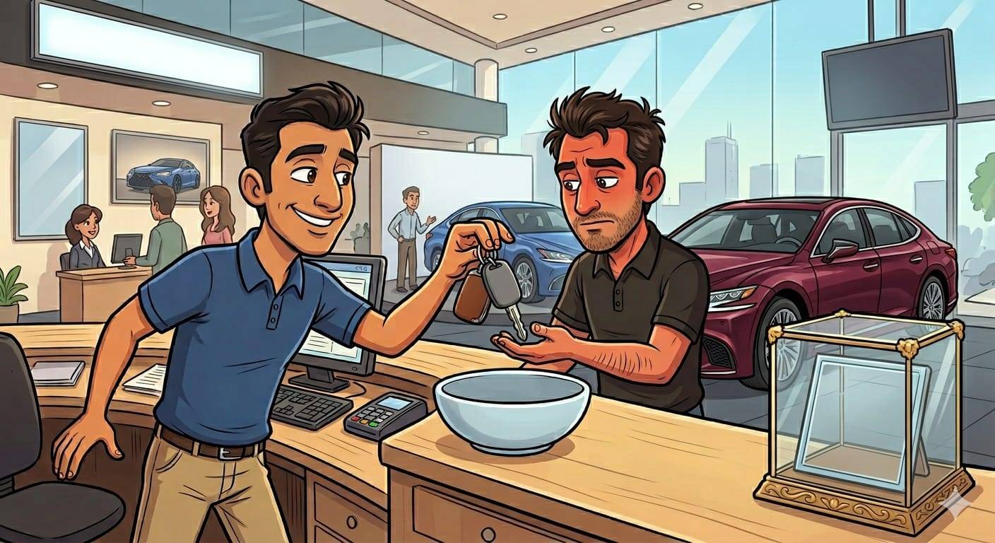 تقوم شركة ليموزين باستعادة ملكية السيارة المباعة من أحد العملاء