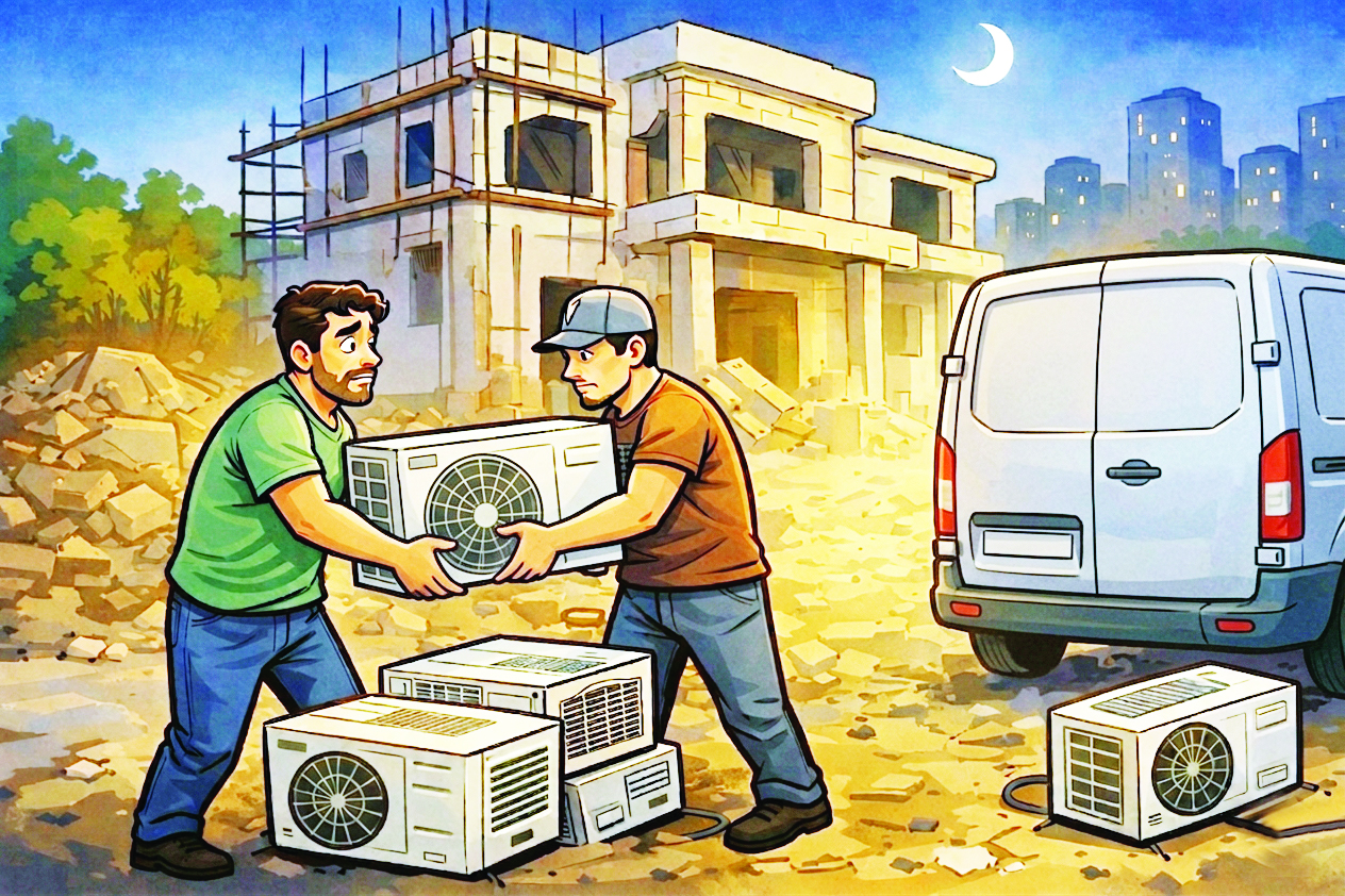 ترحيل عربي بتهمة سرقة مكيفات من فيلا قيد الإنشاء