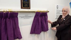 الشيخة جواهر خلال إطلاق البرنامج