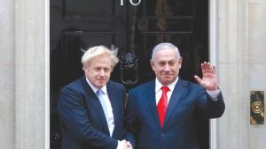 بوريس جونسون ونتنياهو