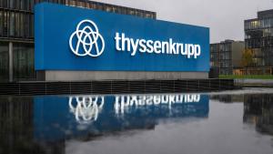 شعار «تيسينكروب» (أ.ف.ب)