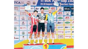 المطيوعي على منصة التتويج