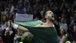 نوفاك ديوكوفيتش وفرحة إحراز اللقب