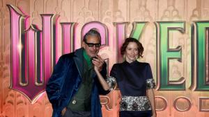 جيف جولد بلوم وإميلي ليفينغستون يحضران العرض الأول للفيلم في نيويورك