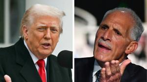 عصفورة في صورة مركّبة مع ترامب