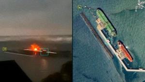 استهداف ناقلة نفط في ميناء توابسي الروسي