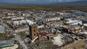 الدمار في مدينة بلاك ريفر - جامايكا (أ.ب)