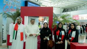 مطار الشارقة خلال استقبال الزوار البحرينيين