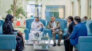 وفد مكتبة قطر في ضيافة المعهد