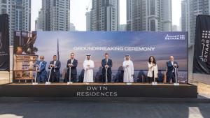 'ديار' تضع حجر الأساس لبناء مشروع داونتاون ریزیدنسز