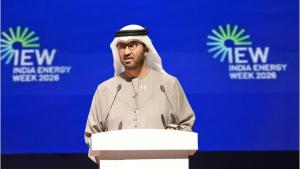 سلطان الجابر يلقي كلمته