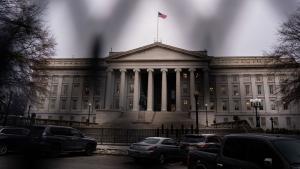 مبنى وزارة الخزانة في واشنطن
