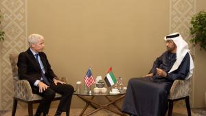 سلطان الجابر يلتقي كريس رايت