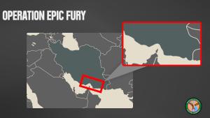 خارطة تظهر موقع الصواريخ