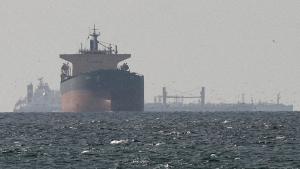 سفن شحن في الخليج العربي قرب مضيق هرمز (11 مارس 2026 / رويترز)