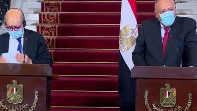 سامح شكري ولودريان