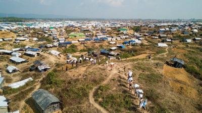 مخيم للاجئي الروهينغا في بنغلادش