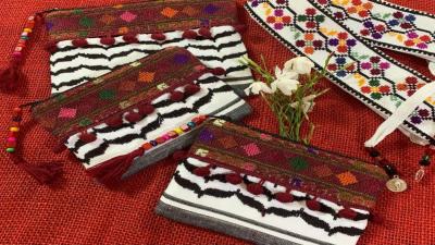 جانب من المعروضات التراثية الفلسطينية