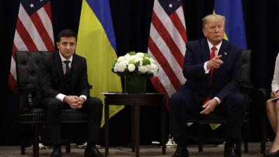 ترامب وزيلينسكي خلال لقاء على هامش أعمال الجمعية العامة للأمم المتحدة (أرشيفية)