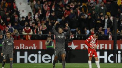 بيلينغهام يحتفل بافتتاح التسجيل في شباك جيرونا