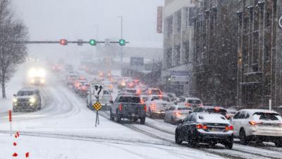 عاصفة ثلجية في أوماها