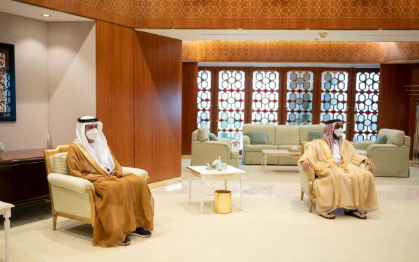 محمد بن زايد يصل الرياض ومحمد بن سلمان في مقدمة مستقبليه محمد بن زايد يصل الرياض ومحمد بن سلمان في مقدمة مستقبليه