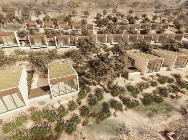 تصميم منتجع الجبل في مدينة خورفكان
