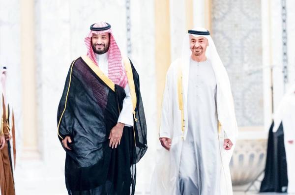 محمد بن زايد ومحمد بن سلمان 1