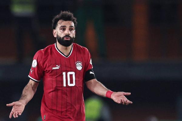 محمد صلاح خلال مباراة موزامبيق